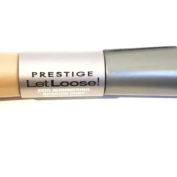 Prestige Let Loose Shimmering Shadow Duo Enchanted Garden Green Cream New MM1 - Picture 2 of 4